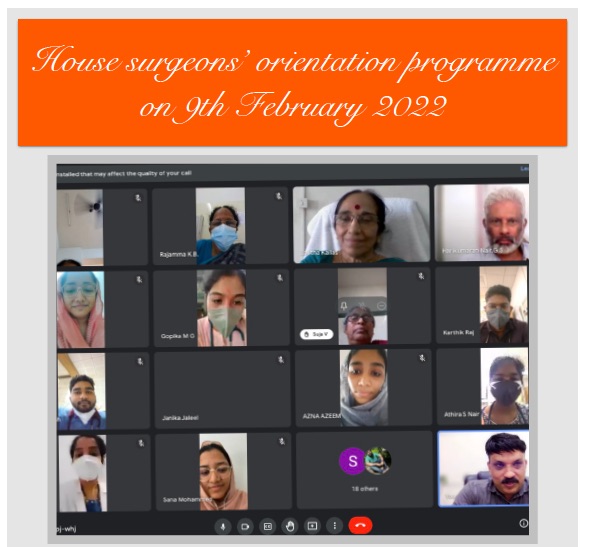 House surgeons’ orientation programme