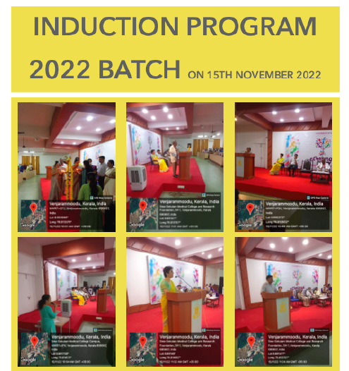 Induction program of 2022 Batch