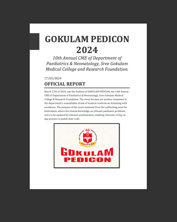Gokulam PEDICON 2024