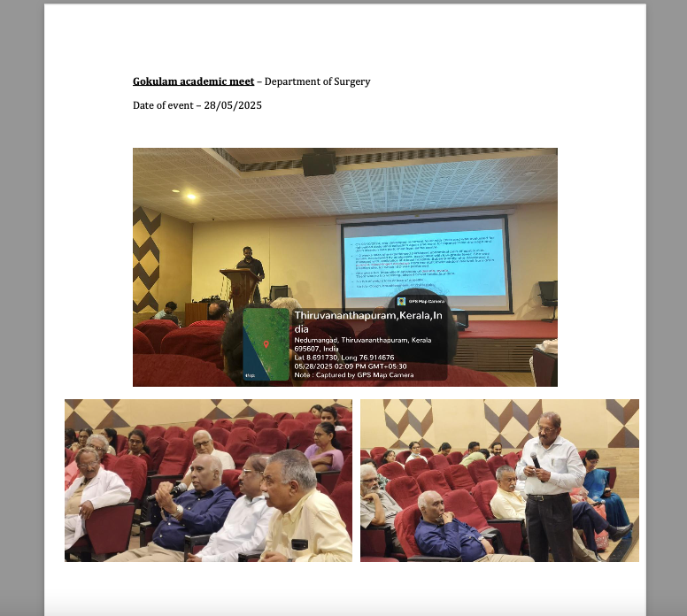 Gokulam Academic Meet May 2025
