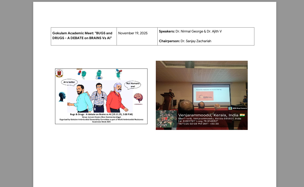 Gokulam Academic Meet-November 19, 2025
