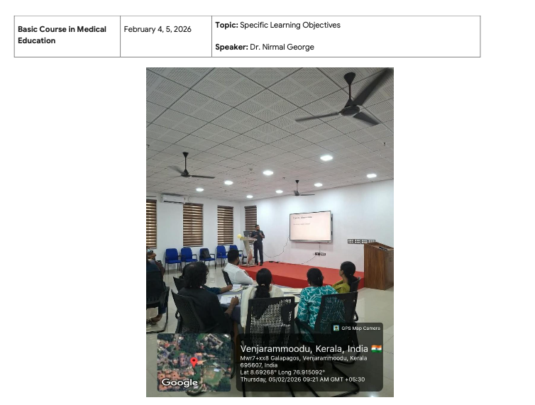Basic Course in Medical  Education-February 4, 5, 2026